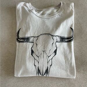 Oversized cropped shirt